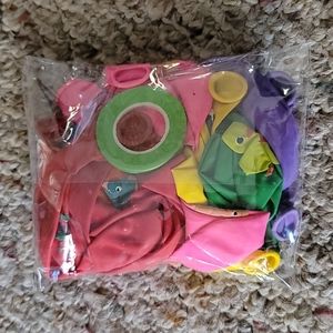 Rubber ducky stamped balloon set